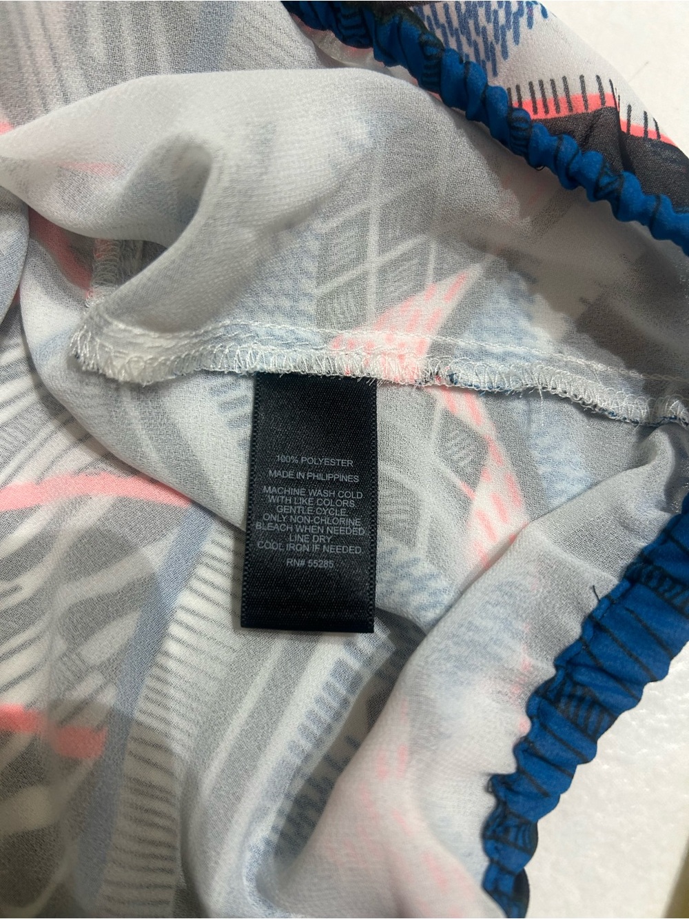Express Multicolor Zebra Pattern Blouse - Picture 8 of 8